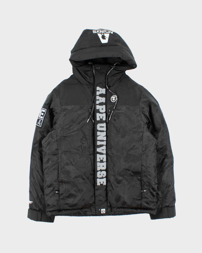 Aape By A Bathing Ape Goose Down Hooded Puffer Jacket - L