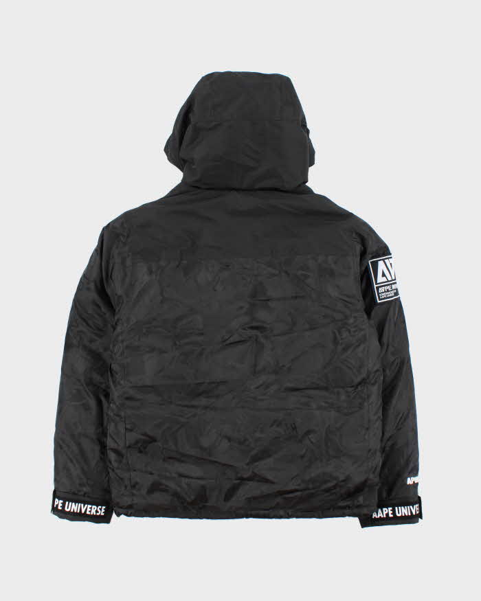 Aape By A Bathing Ape Goose Down Hooded Puffer Jacket - L