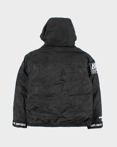 Aape By A Bathing Ape Goose Down Hooded Puffer Jacket - L