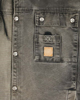 Vintage Carhartt Multi-Pocket Sherpa Lined Hooded Jacket - L