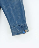 Vintage 70s University Of Toronto Leather Varsity Jacket - M