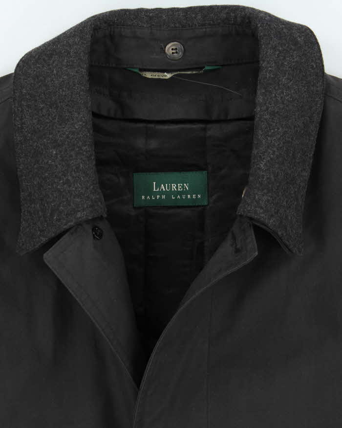 Vintage Ralph Lauren Lined Trench Overcoat - XL