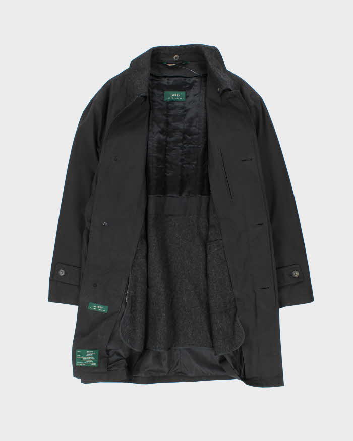 Vintage Ralph Lauren Lined Trench Overcoat - XL