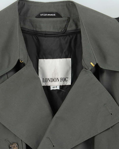 Vintage London Fog Lined Trench Coat - XL