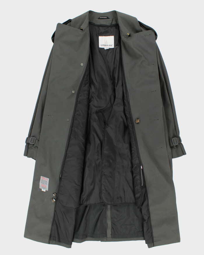 Vintage London Fog Lined Trench Coat - XL