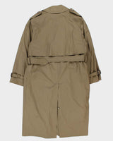 Vintage London Fog Lined Trench Coat - L