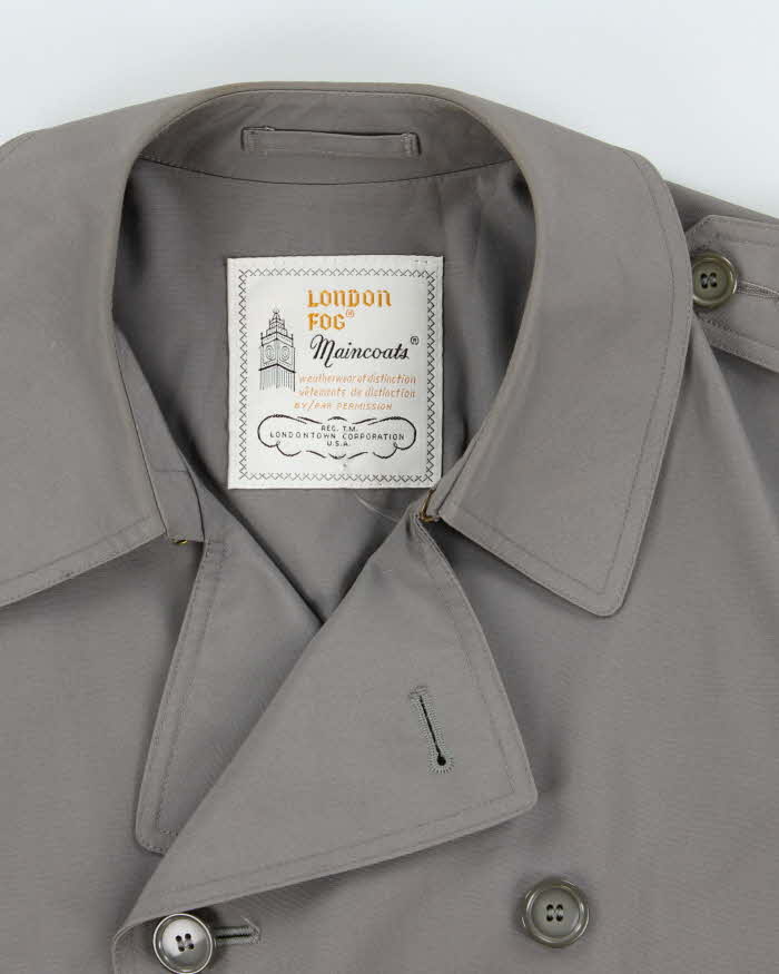 Vintage London Fog Trench Coat - L