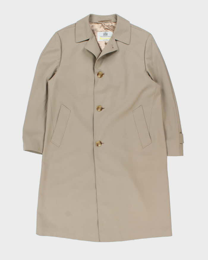 Vintage 80s Aquascutumn Overcoat - L