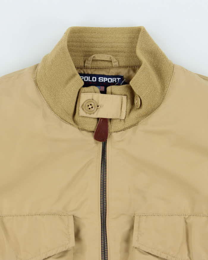 Vintage 90s Polo Sport Ralph Lauren Down Bomber Jacket - S – Rokit