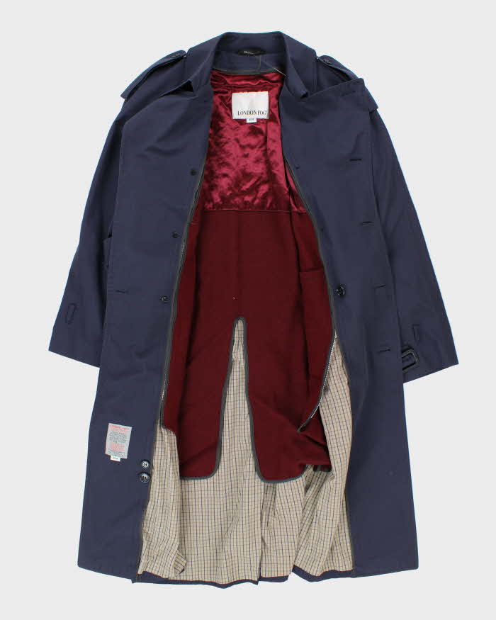 Vintage London Fog Lined Trench Coat - L