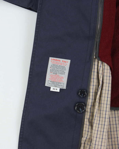 Vintage London Fog Lined Trench Coat - L