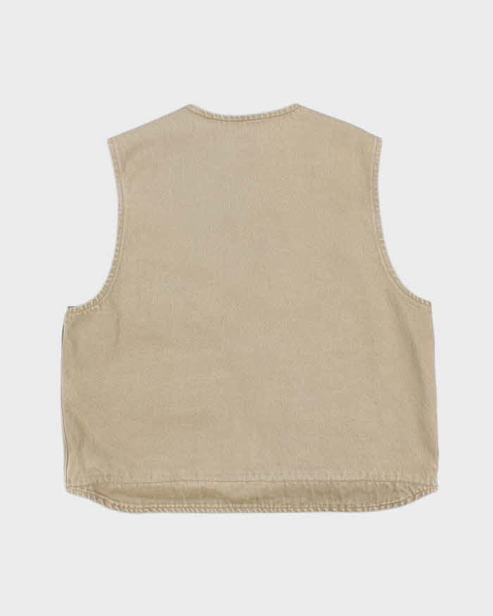 Vintage Carhart Fleece Lined Workwear Gilet - XL