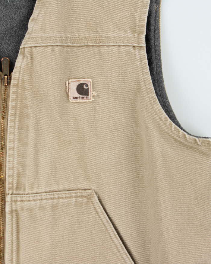 Vintage Carhart Fleece Lined Workwear Gilet - XL