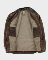 Vintage Carhartt Heavyweight Fleece Lined Workwear Jacket - M