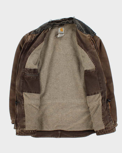 Vintage Carhartt Heavyweight Fleece Lined Workwear Jacket - M