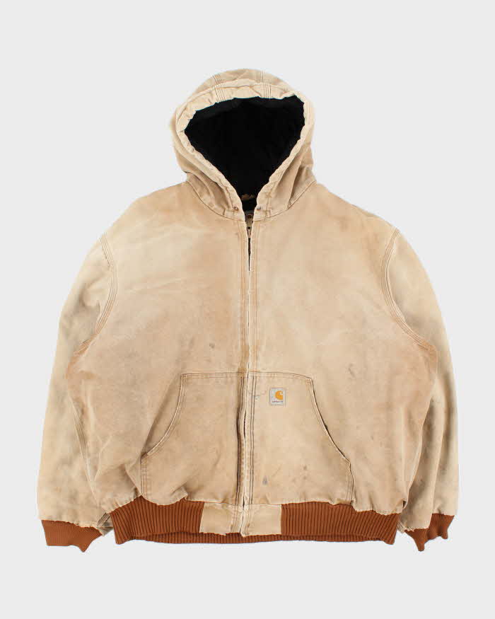 Vintage Carhartt Heavyweight Hooded Workwear Jacket - XXL