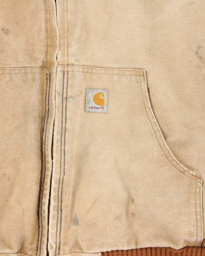 Vintage Carhartt Heavyweight Hooded Workwear Jacket - XXL
