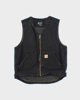 Vintage Carhartt Sherpa Lined Workwear Gilet - M