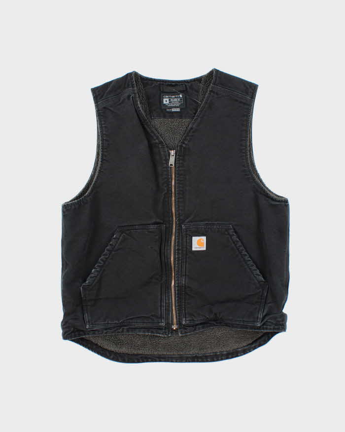 Vintage Carhartt Sherpa Lined Workwear Gilet - M