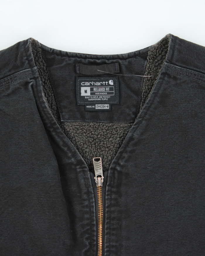 Vintage Carhartt Sherpa Lined Workwear Gilet - M