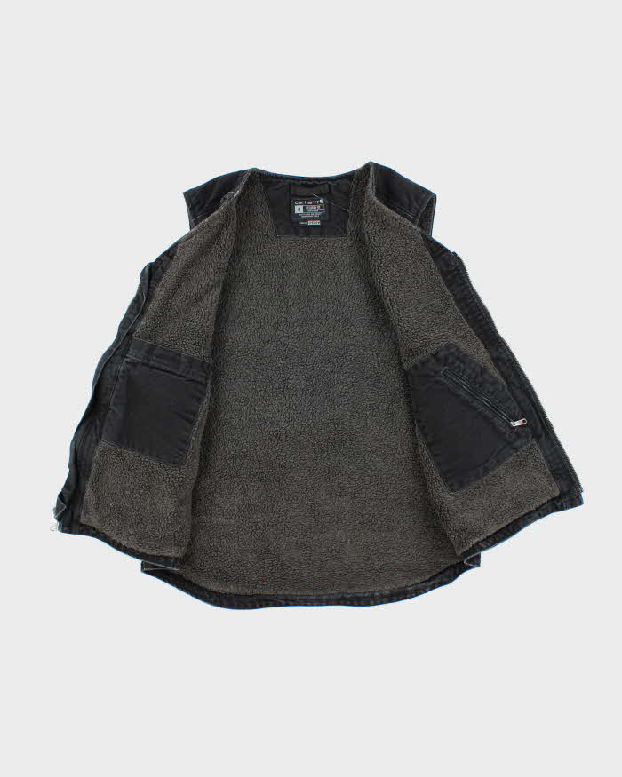 Vintage Carhartt Sherpa Lined Workwear Gilet - M