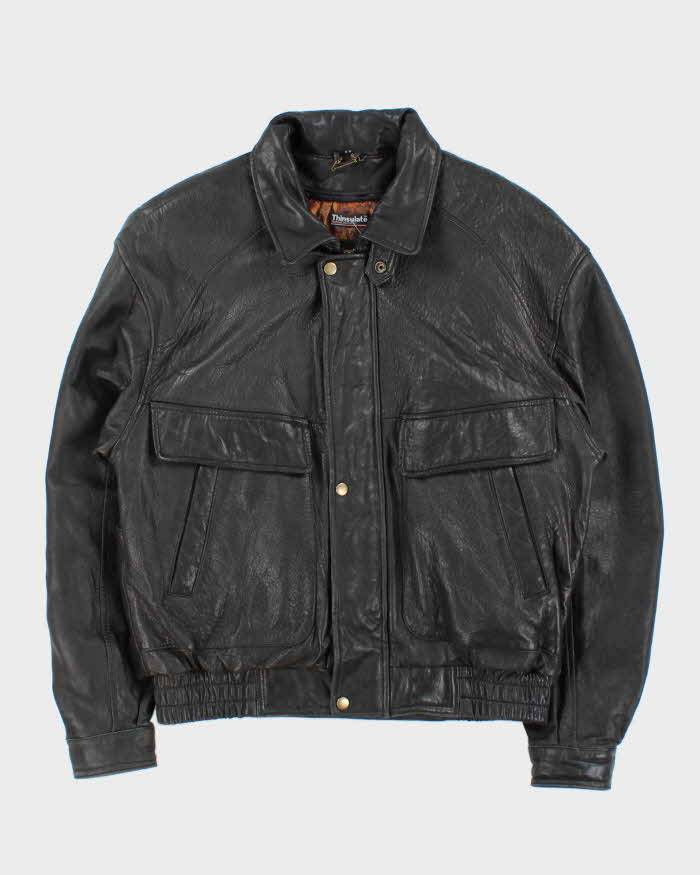 Vintage Danier Leather Biker Jacket - S
