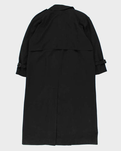 Vintage Aquascutum Black Trench Coat - M