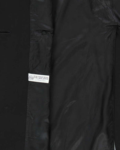 Vintage Aquascutum Black Trench Coat - M
