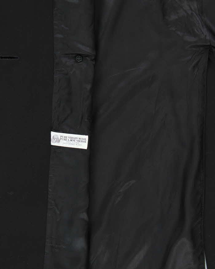 Vintage Aquascutum Black Trench Coat - M