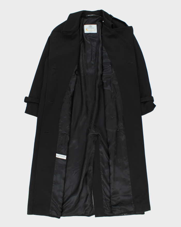 Vintage Aquascutum Black Trench Coat - M