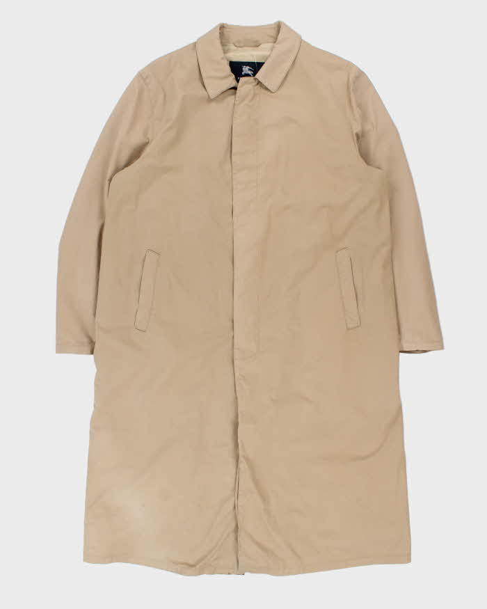 Vintage Burberry Wool Lined Trench Coat- XL