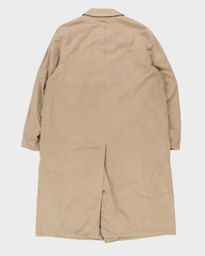 Vintage Burberry Wool Lined Trench Coat- XL