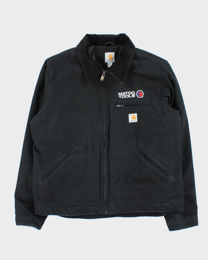 Vintage Carhartt Lined Workwear Embroidered Jacket - L