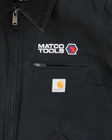 Vintage Carhartt Lined Workwear Embroidered Jacket - L