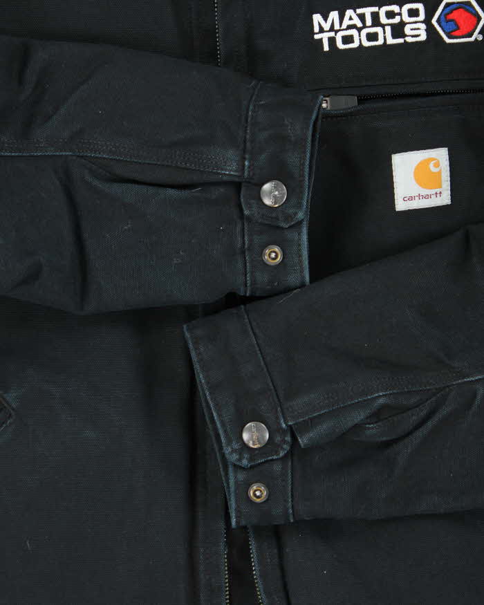 Vintage Carhartt Lined Workwear Embroidered Jacket - L