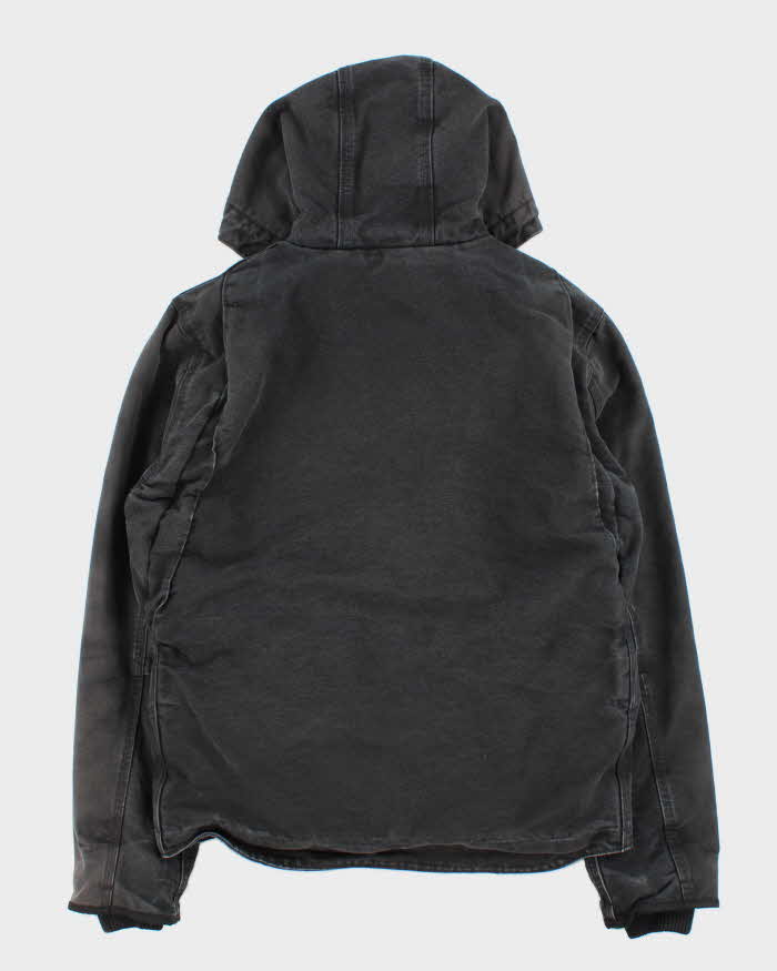 Vintage Carhart Fleece Lined Hooded Workwear Jacket - S