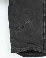 Vintage Carhart Fleece Lined Hooded Workwear Jacket - S