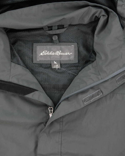 Vintage Eddie Bauer Lightweight Waterproof Hooded Jacket - M
