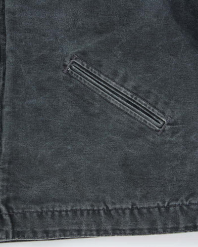 Vintage 2000s Black Faded Carhartt Detroit J97 Jacket - XL