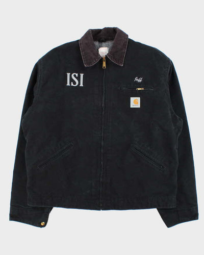Vintage 2000s Black Carhartt Detroit J01 Jacket - XL
