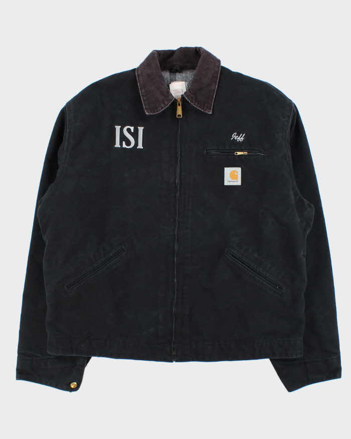 Vintage 2000s Black Carhartt Detroit J01 Jacket - XL