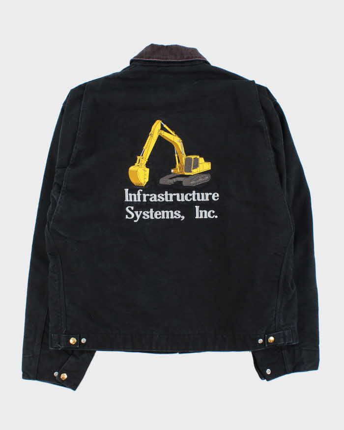 Vintage 2000s Black Carhartt Detroit J01 Jacket - XL
