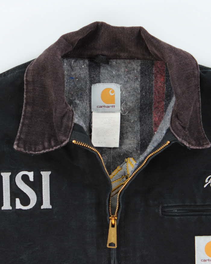 Vintage 2000s Black Carhartt Detroit J01 Jacket - XL