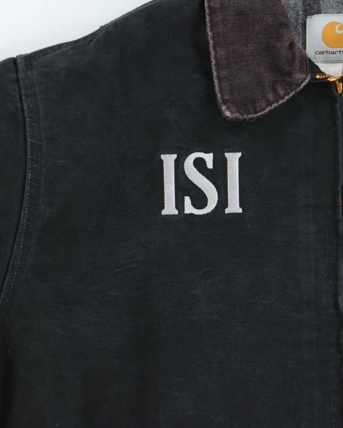 Vintage 2000s Black Carhartt Detroit J01 Jacket - XL