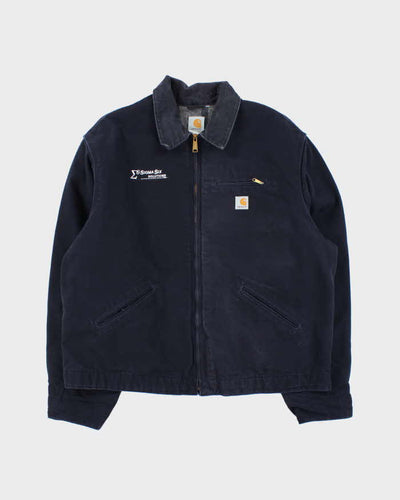 Vintage 00s Navy Carhartt Detroit J01 Jacket - XL