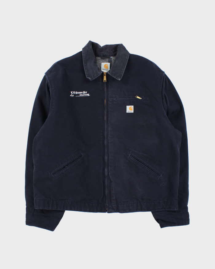 Vintage 00s Navy Carhartt Detroit J01 Jacket - XL