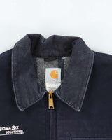 Vintage 00s Navy Carhartt Detroit J01 Jacket - XL