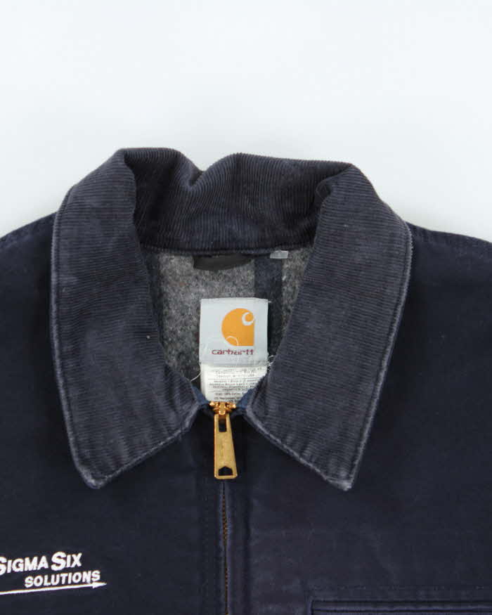 Vintage 00s Navy Carhartt Detroit J01 Jacket - XL