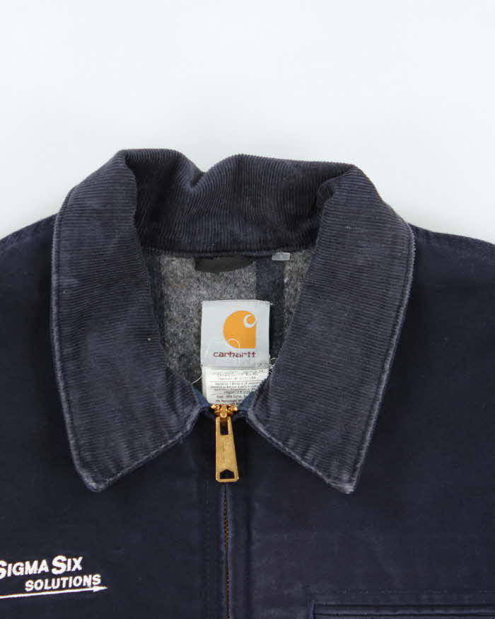 Vintage 00s Navy Carhartt Detroit J01 Jacket - XL