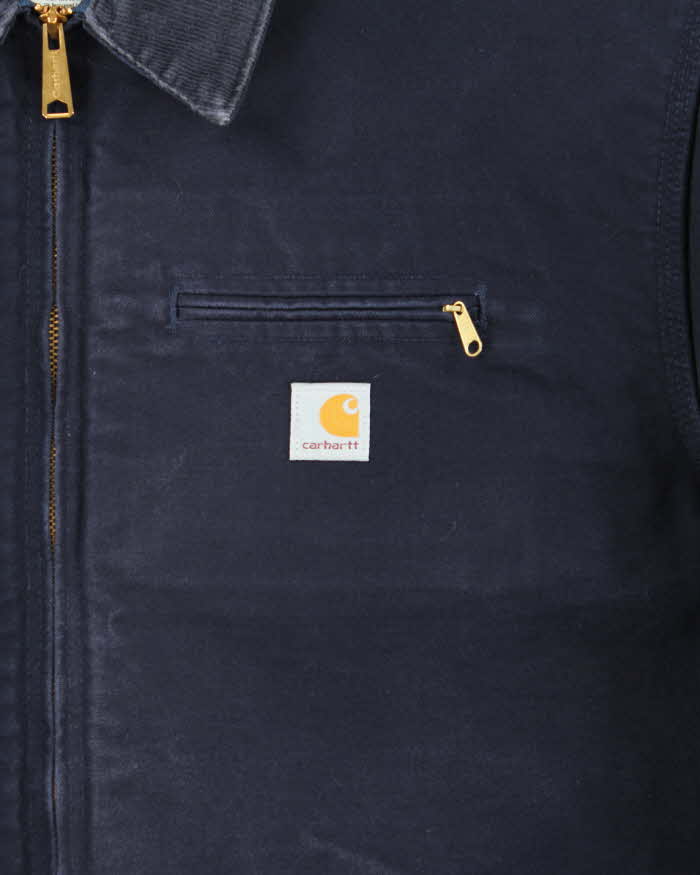Vintage 00s Navy Carhartt Detroit J01 Jacket - XL